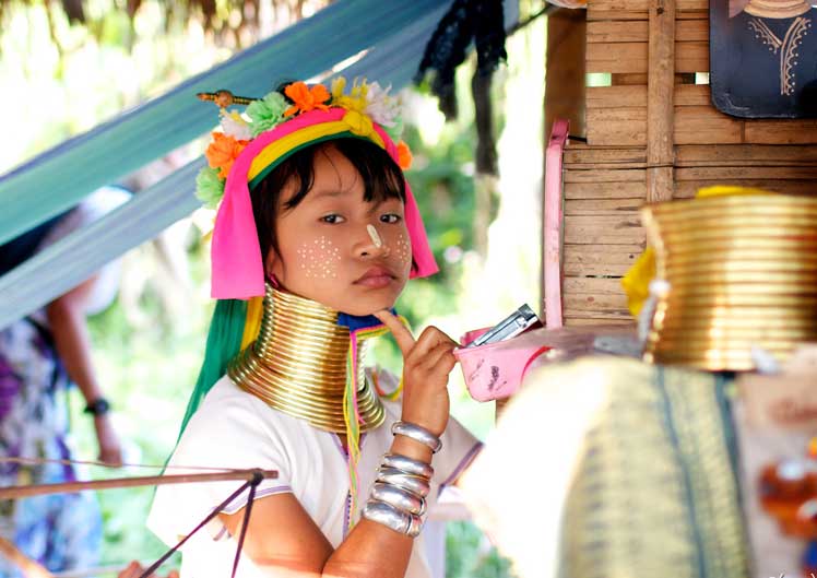 Karen long neck tribe Mae Hong Son Thailand